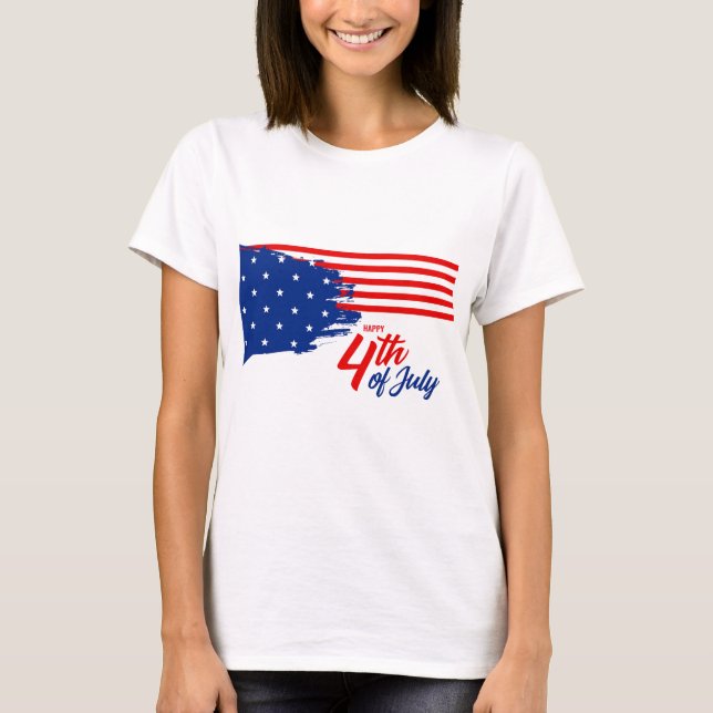 Camiseta 4th of July - Independence Day (Frente)