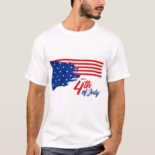 Camiseta 4th of July - Independence Day (Frente)