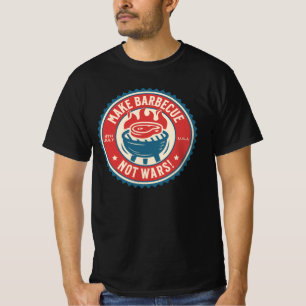 Camiseta 4th of July - Make Barbecue, Not Wars! 
