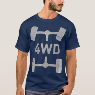 Camiseta 4WD Retro Ofroad Overland 4x4