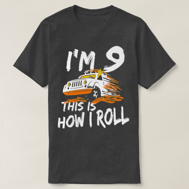 Camiseta 4x4 Caminhão monstro Im 9 é assim que eu faço (Frente do Design)