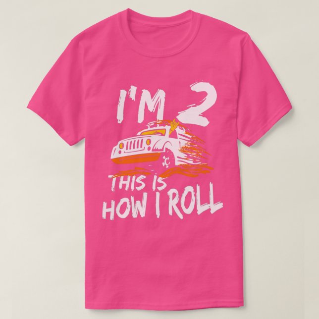 Camiseta 4x4 Caminhão Monstro Ix27m 2 é assim que eu parto (Frente do Design)
