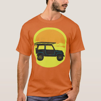 Camiseta 4x4 com Surfboard e Sun