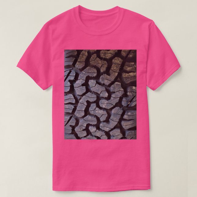 Camiseta 4x4 Pneus Pneus BF Goodrich Gráfico K02  (Frente do Design)