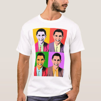 Camiseta 4x Barack Obama - t-shirt do pop art
