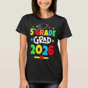 Camiseta 5ª Série 2026 Quinta Série Graduada Escola Primári