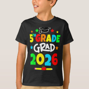 Camiseta 5ª série 2026 quinta série graduada escola primári