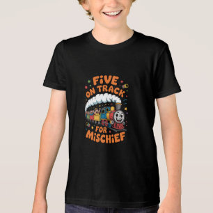 Camiseta 5º Aniversário No Caminho Para Travessura