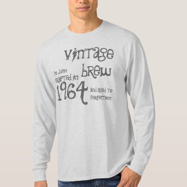 Camiseta 50ª Cinza de nascimento G214N (Frente)