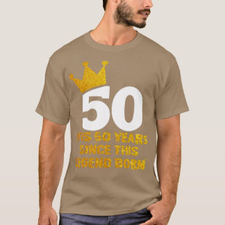 Camiseta 50ª Legenda de Aniversário
