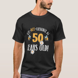 Camiseta 50º Aniversário, 50 Anos De Idade, Abelha-Yond Inc