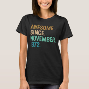 Camiseta 50º Aniversário, 50 anos, Espetacular desde novemb