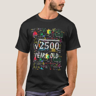 Camiseta 50º aniversário A Matemática Engraçada Amava Prese