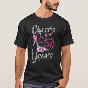 Camiseta 50º Aniversário aplaude Vinho de 50 Anos de Idade
