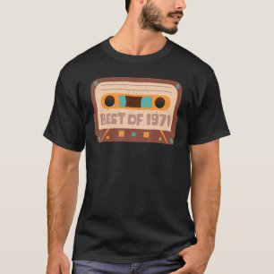 Camiseta 50º Aniversário da melhor fita cassete de 1971