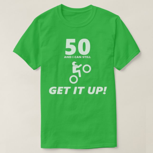 Camiseta 50º aniversário da moto (Frente do Design)