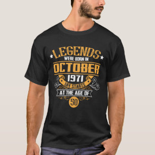 Camiseta 50º aniversário de palavras engraçadas para o m