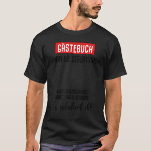 Camiseta 50º Aniversário Decoração do Homem Engraçado 50º A