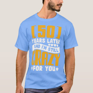 Camiseta 50º aniversário do casamento Homens presentes no C