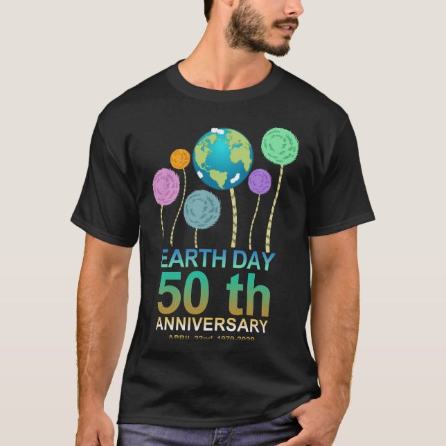 Camiseta 50º aniversário do dia da Terra (Frente)