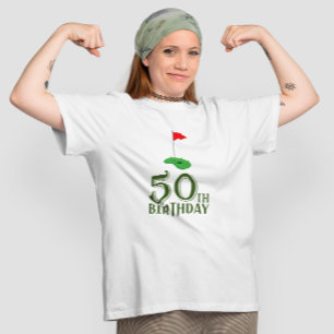 Camiseta 50º aniversário do Golf para você com Bandeira do 