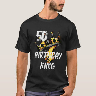 Camiseta 50º aniversário do Rei Personalizar