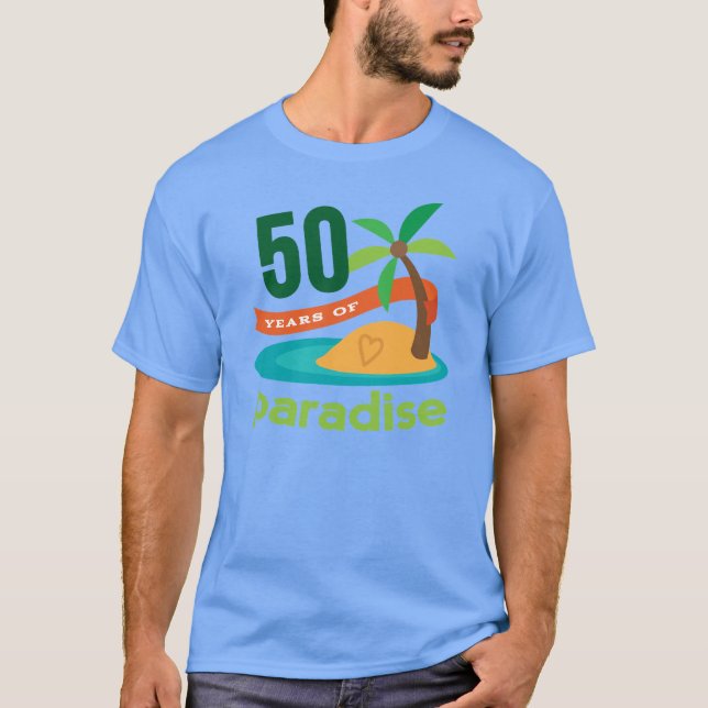 Camiseta 50º Aniversário Engraçado Presente Para Ela (Frente)