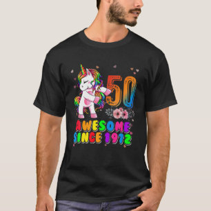 Camiseta 50º Aniversário Engraçado Unicórnio A Dabbing