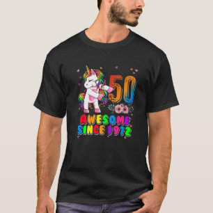 Camiseta 50º Aniversário Engraçado Unicórnio A Dabbing