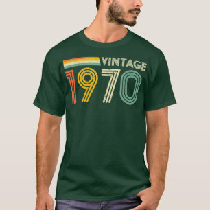 Camiseta 50º aniversário Homens Presentes Retroativos 1970