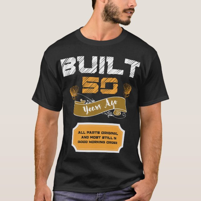 Camiseta 50º Aniversário, Ideia De Presente Para A Mulher P (Frente)