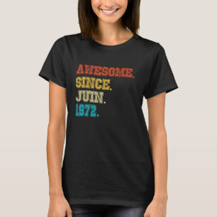 Camiseta 50º Aniversário Impressionante Desde Fevereiro De