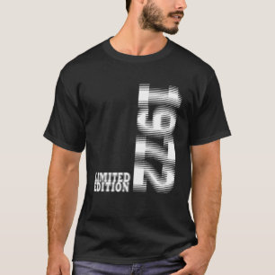 Camiseta 50º Aniversário Mulheres Homens 50 Anos 1972 Tendê