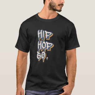 Camiseta 50º Aniversário Musical Do Hip Hip Hip Hip-Hip-Day