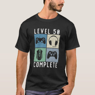 Camiseta 50º Aniversário Nível 50 Jogos Completos 1971