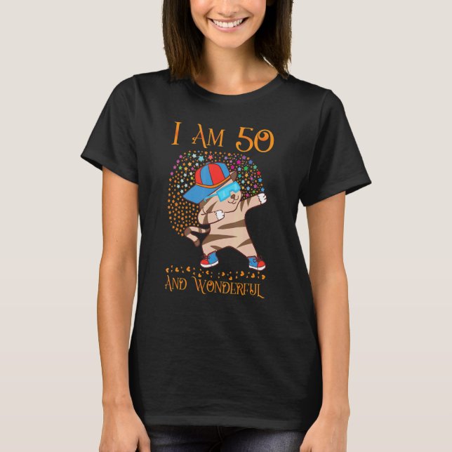 Camiseta 50º aniversário para as mulheres Filhas Mãe Seus 5 (Frente)