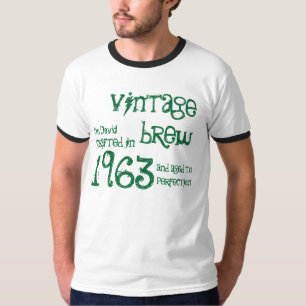 Camiseta 50º aniversário Presente 1963 Vintage Brew