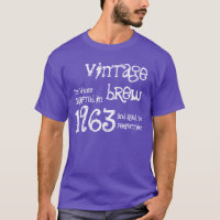 50º aniversário Presente 1963 Vintage Brew Purple 