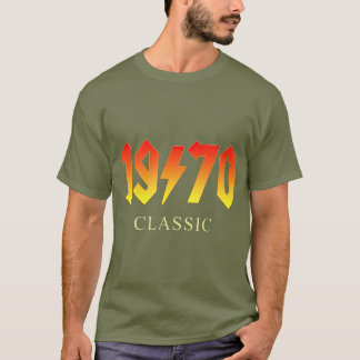 Camiseta 50º aniversário Presente 1970 Lenda Clássica de Ro