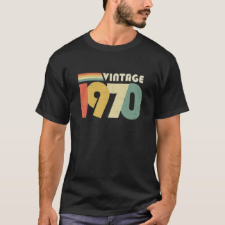 Camiseta 50º Aniversário, Vintage 1970 Design