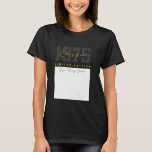 Camiseta 50º Aniversário Vintage 50 anos Idade do Ost 1975
