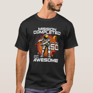 Camiseta 50º Astronauta De Astronauta Com 50 Anos De Idade