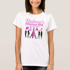CAMISETA 50º E FABULOSO PARIS PERSONALIZADO T SHIRT