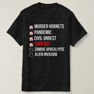 Camiseta 50º Presente de Aniversário - 50 Anos - Engraça