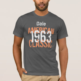 Camiseta 50º presente de aniversário de 1963 clássico ameri