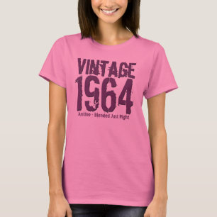 Camiseta 50º Presente de Aniversário de 1964 Misturado à