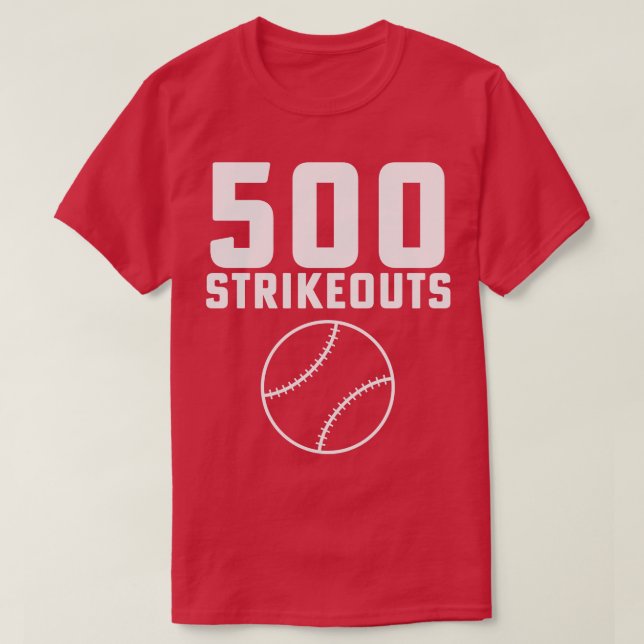 Camiseta 500 Lançadores de basebol de softball Pitcher (Frente do Design)