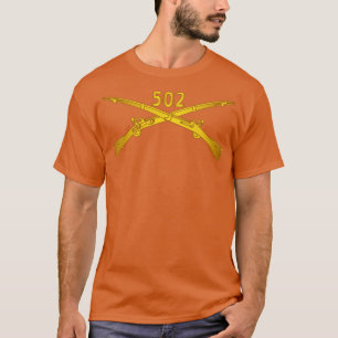 Camiseta 502ª Infantry Regt Infantry Br wo Txt
