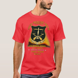 Camiseta 502.a Divisão de segundo da Polícia Militar c Fi