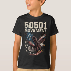 Camiseta 50501 Bandeira Americana Em Águia De Voo Com Estre
